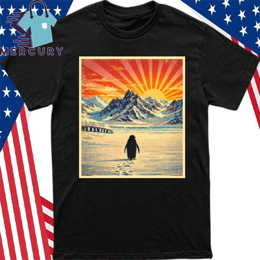 Stoic Penguin Heading to the Mountains Shirt
