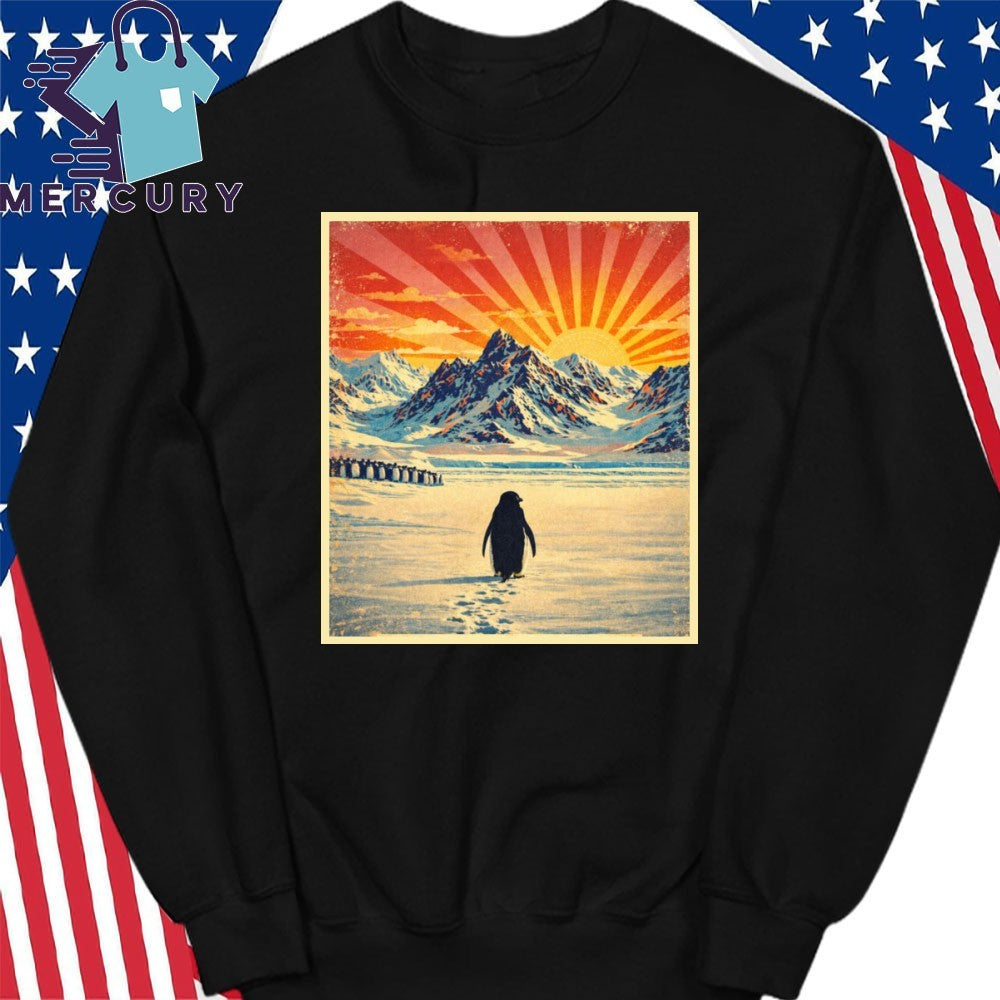 Stoic Penguin Heading to the Mountains Shirt