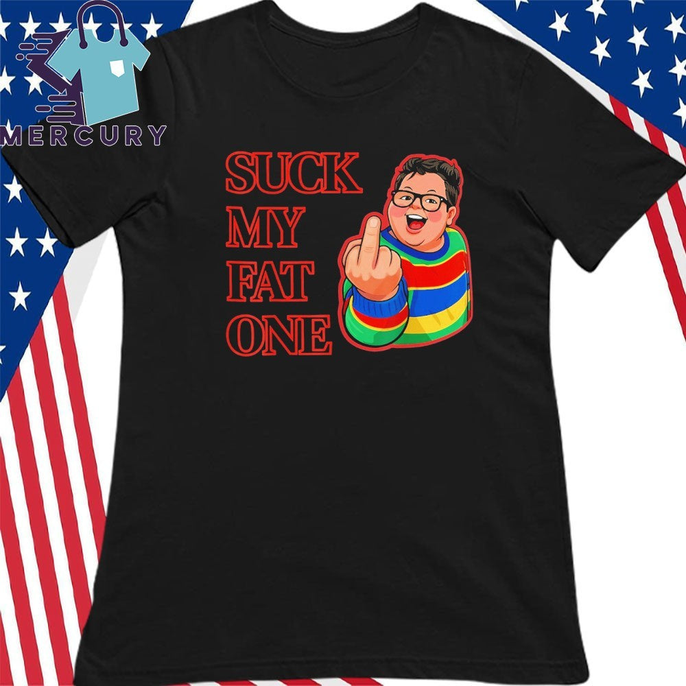 Suck My Fat One Middle Finger Shirt