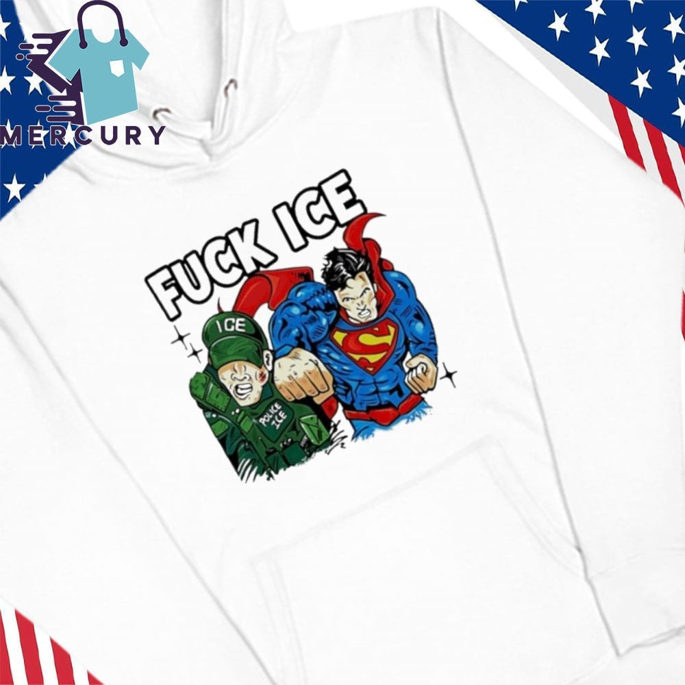 Superman Fuck Ice Police Shirt