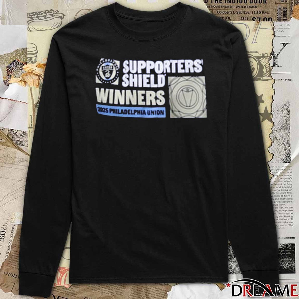 Supporters Shield Winners 2025 MLS Philadelphia Union t-shirt
