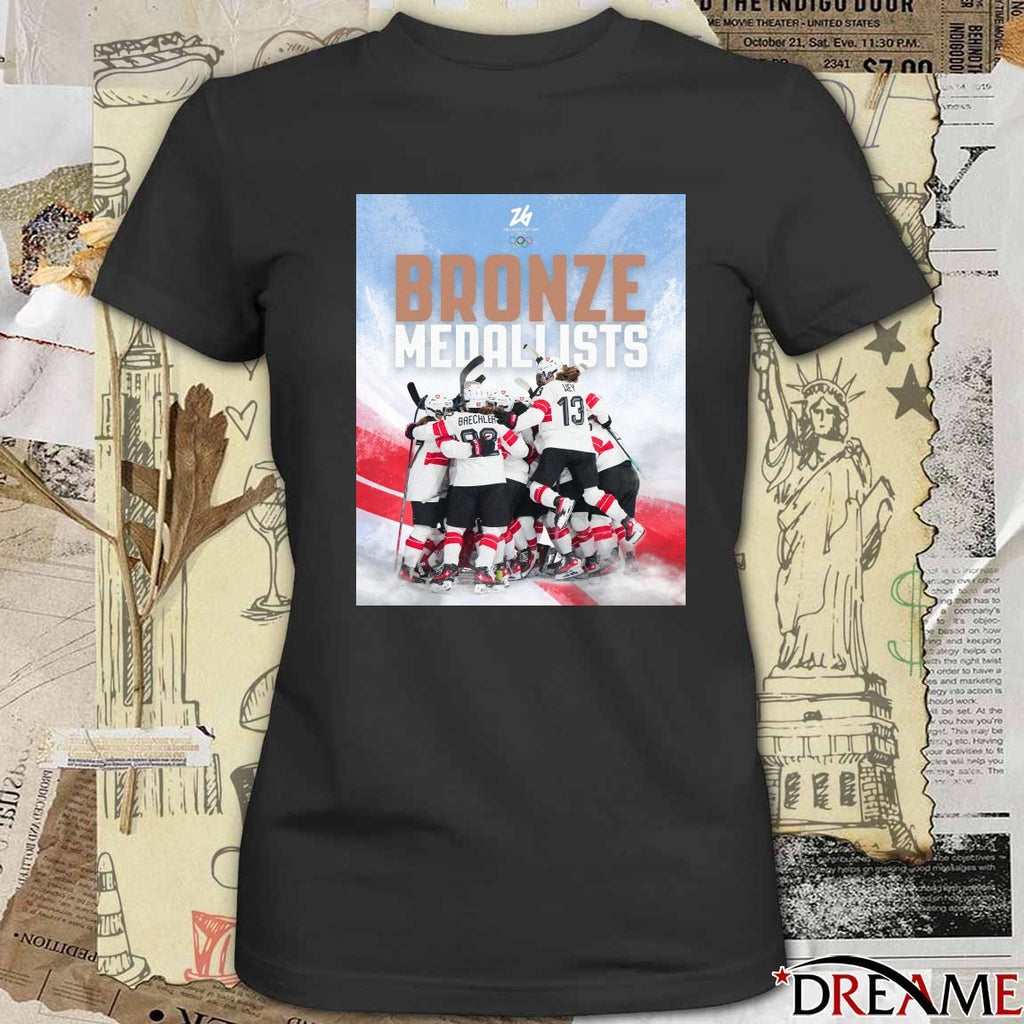 Switzerland Hockey Olympic Bronze Medallists 2026 Milano Cortina 2026 t-shirt