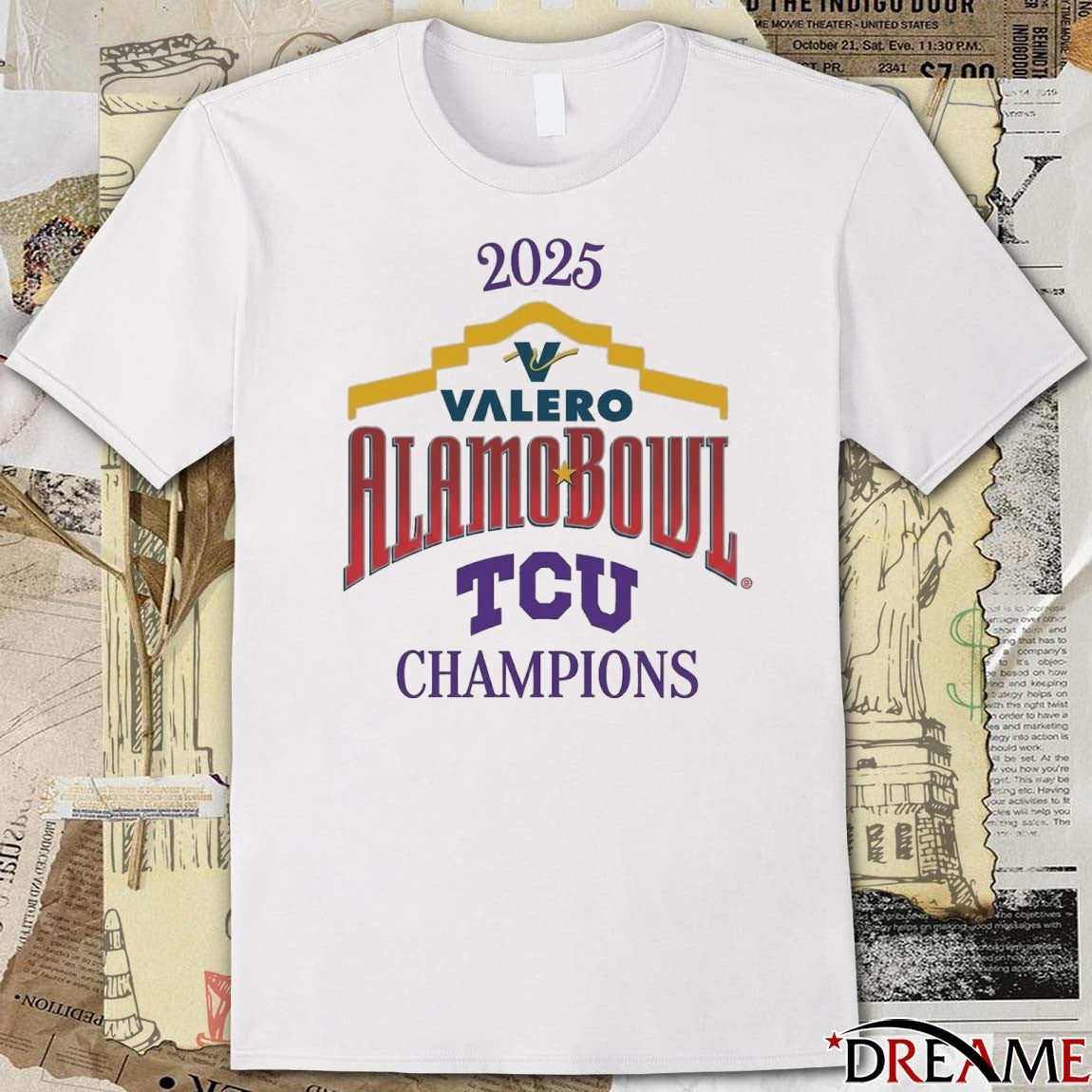TCU Horned Frogs 2025 Valero Alamo Bowl Champions t-shirt