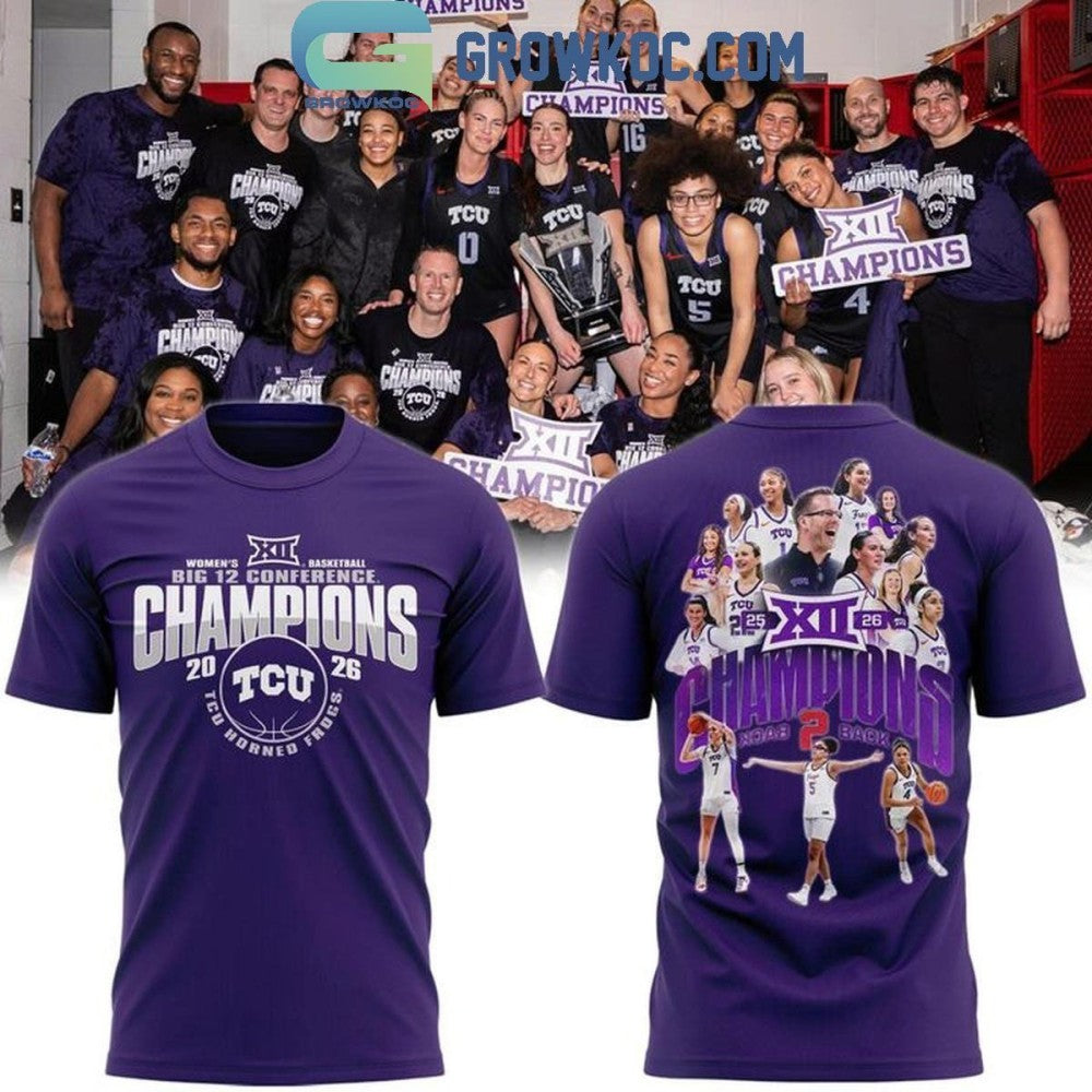 TCU Women’s Basketball 2026 Big 12 Champions Shirt