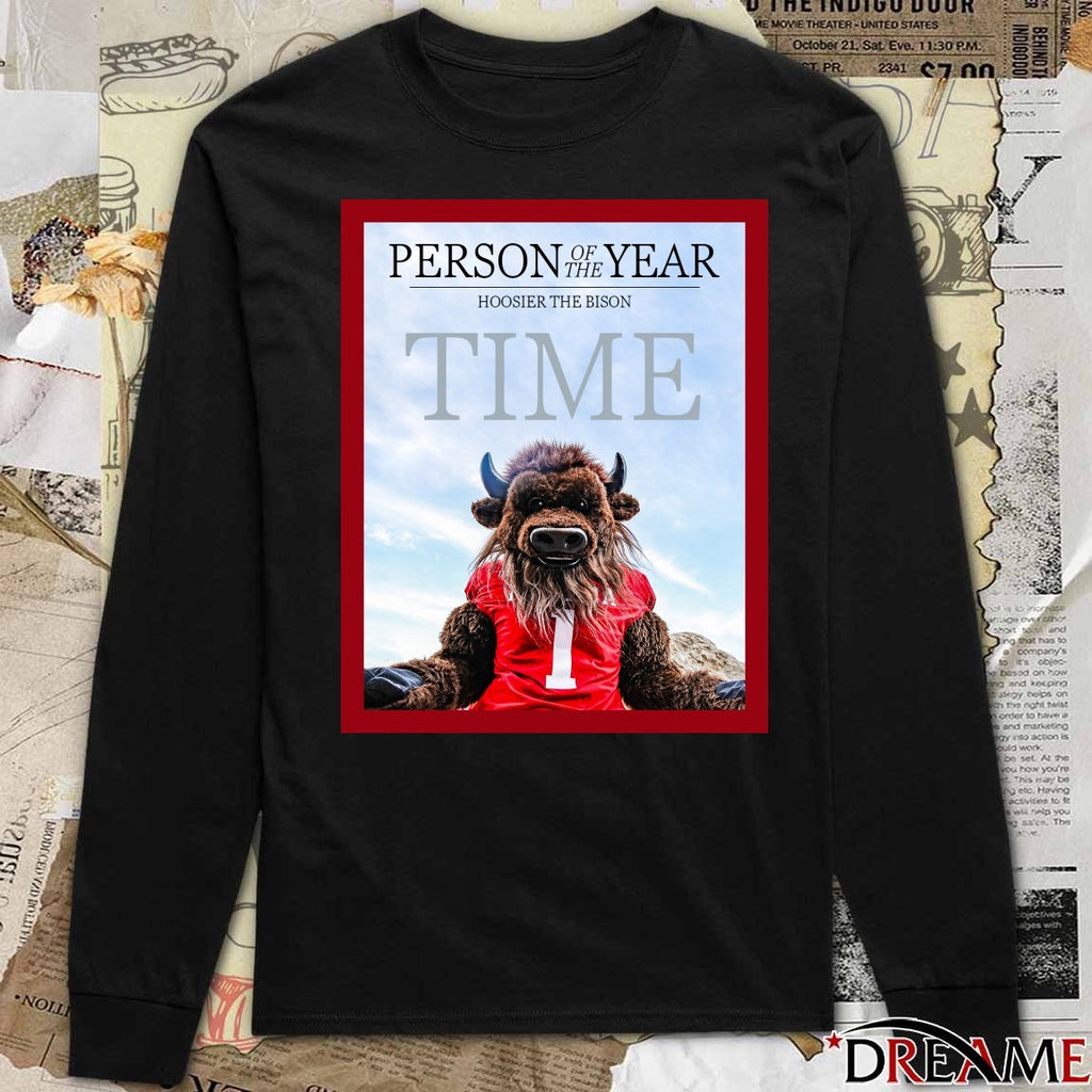 TIME Hoosier the Bison Person of the Year mascot 2025 Poster t-shirt
