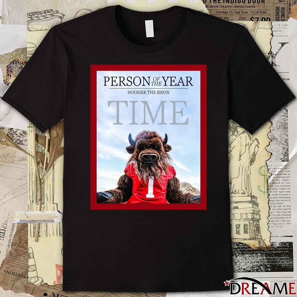 TIME Hoosier the Bison Person of the Year mascot 2025 Poster t-shirt