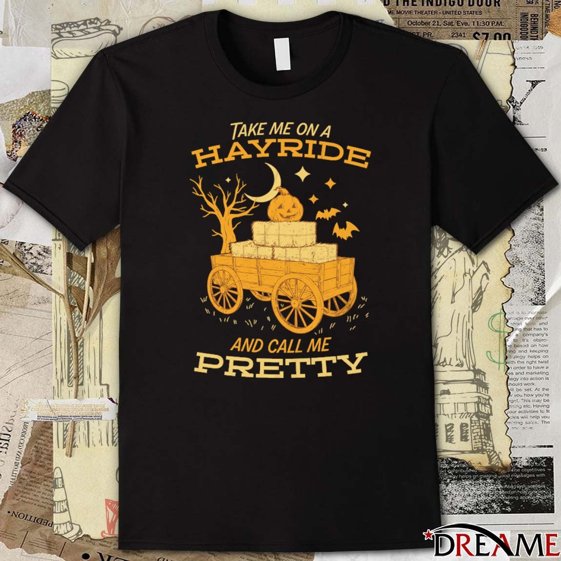 Take Me On A Hayride And Call Me Pretty The Chivery Halloween 2025 Fanart t-shirt