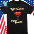 Takes A Lickin Keeps On Tickin Heart Shirt