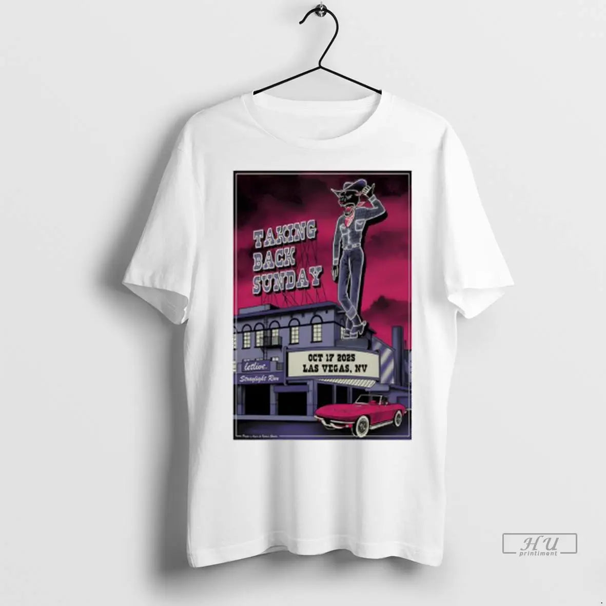 Official Taking Back Sunday Oct 17 2025 Las Vegas Nv Ladies T Shirt