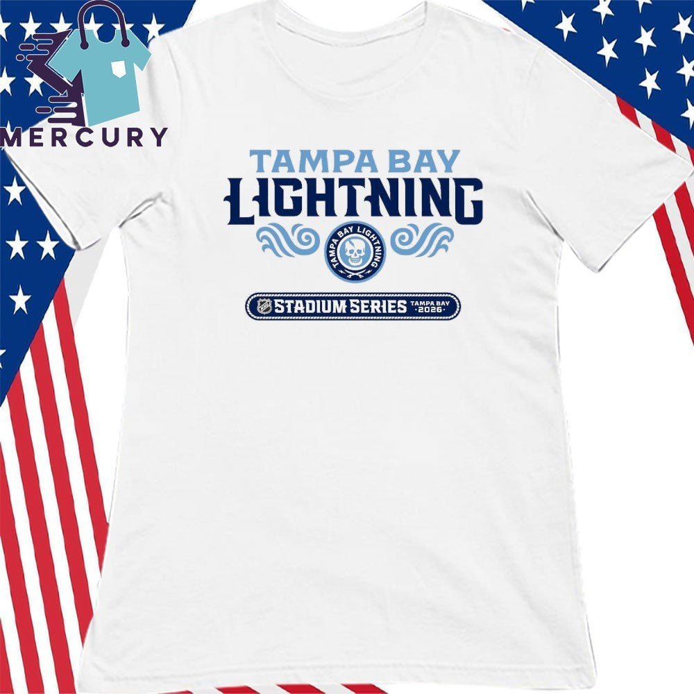 Tampa Bay Lightning 2026 NHL Stadium Series Richmond Stacked Shirt