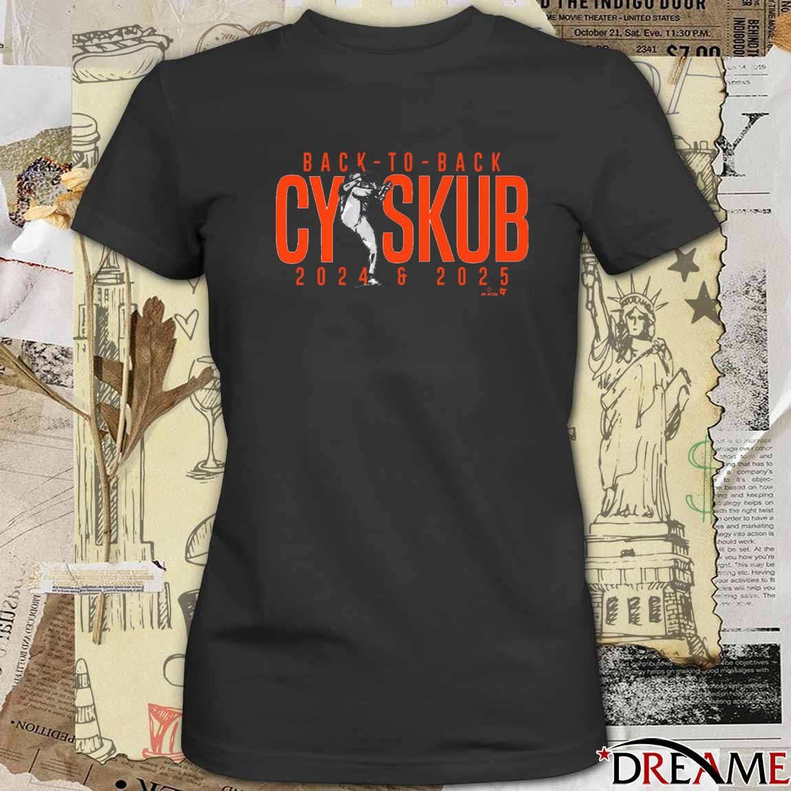 Tarik Skubal Cy Skub Back-to-Back 2024-2025 Detroit Tigers t-shirt