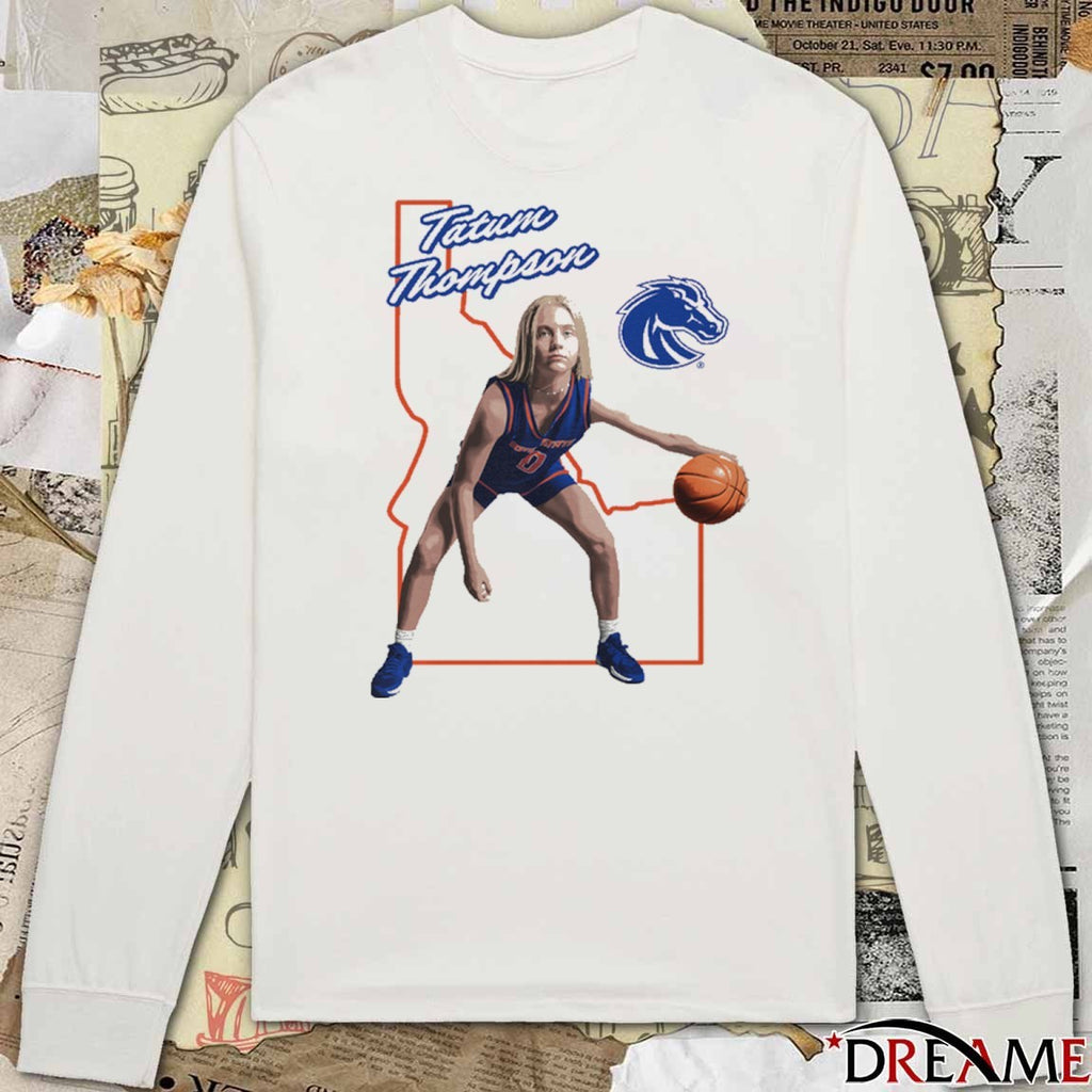 Tatum Thompson Hometown Boise State Basketball NIL t-shirt