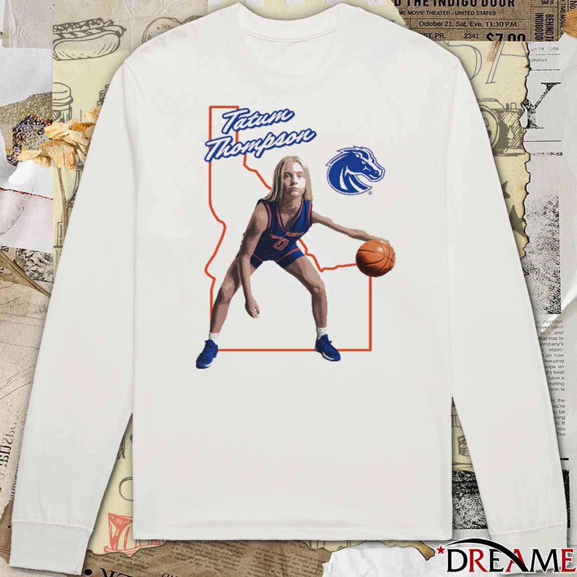 Tatum Thompson Hometown Boise State Basketball NIL t-shirt