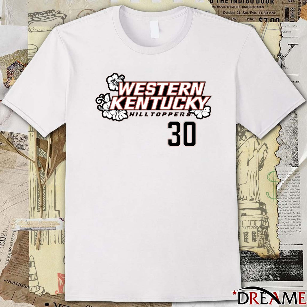 Teagan Moore 30 Western Kentucky Hilltoppers Men’s Basketball t-shirt