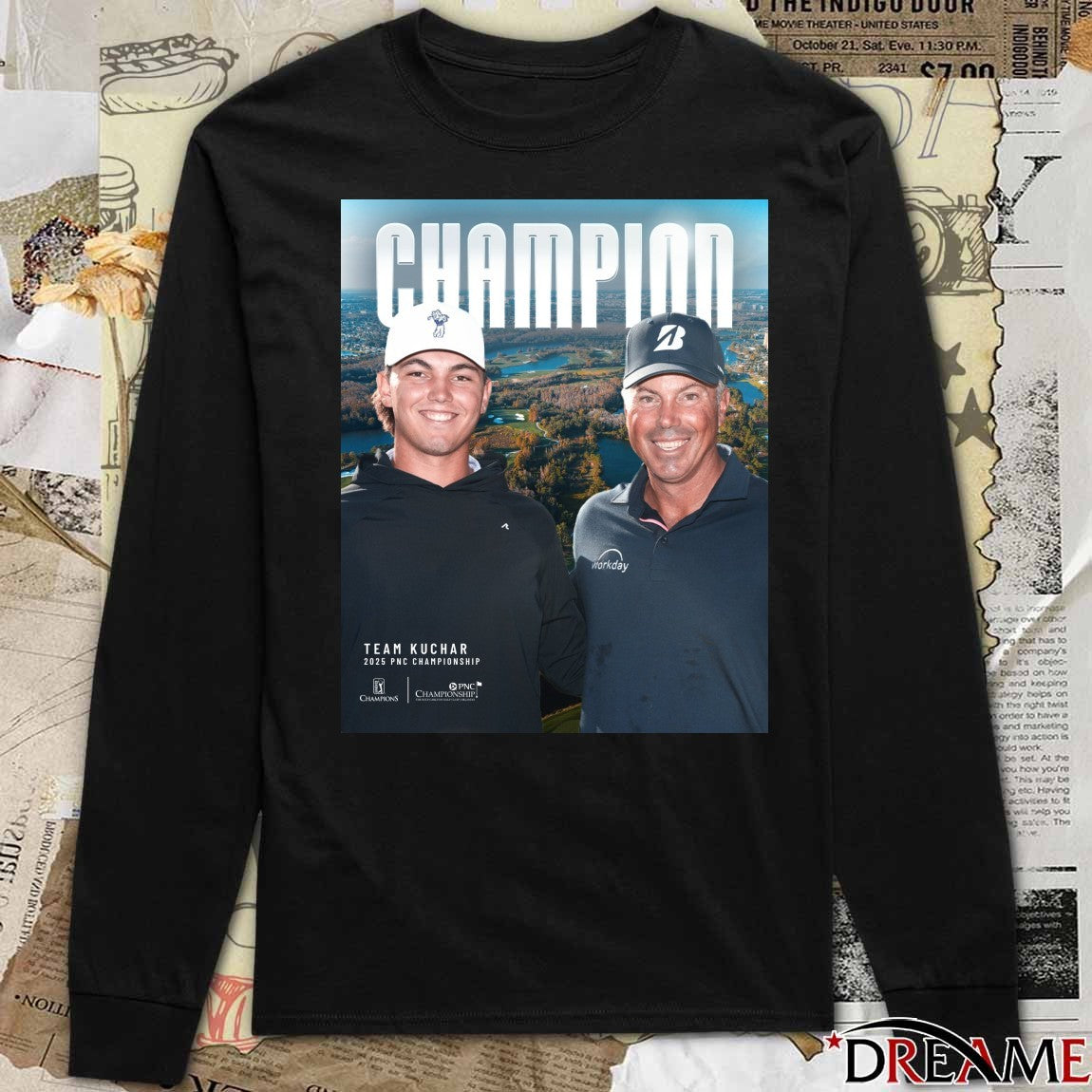 Team Kuchar Matt Kuchar and son Cameron 2025 PNC Championship PGA Tour Poster t-shirt