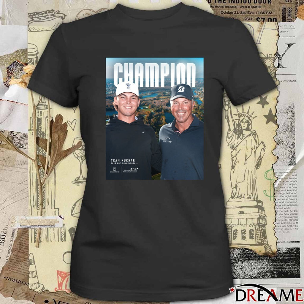 Team Kuchar Matt Kuchar and son Cameron 2025 PNC Championship PGA Tour Poster t-shirt