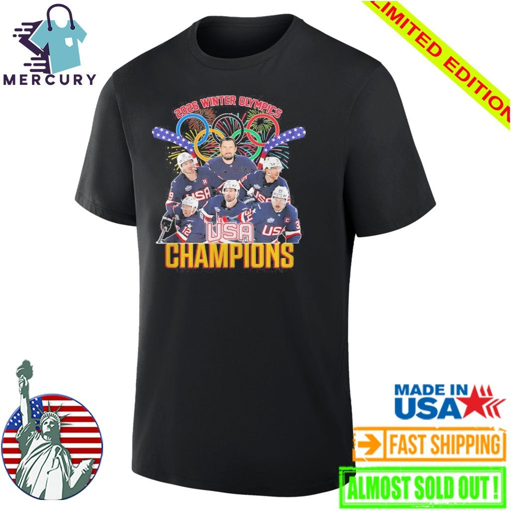 Team USA Hockey 2026 Winter Olympics Champions Shirt