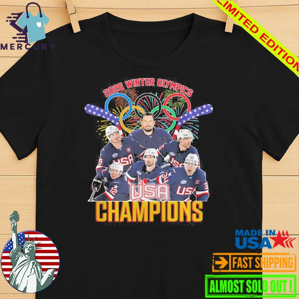 Team USA Hockey 2026 Winter Olympics Champions Shirt