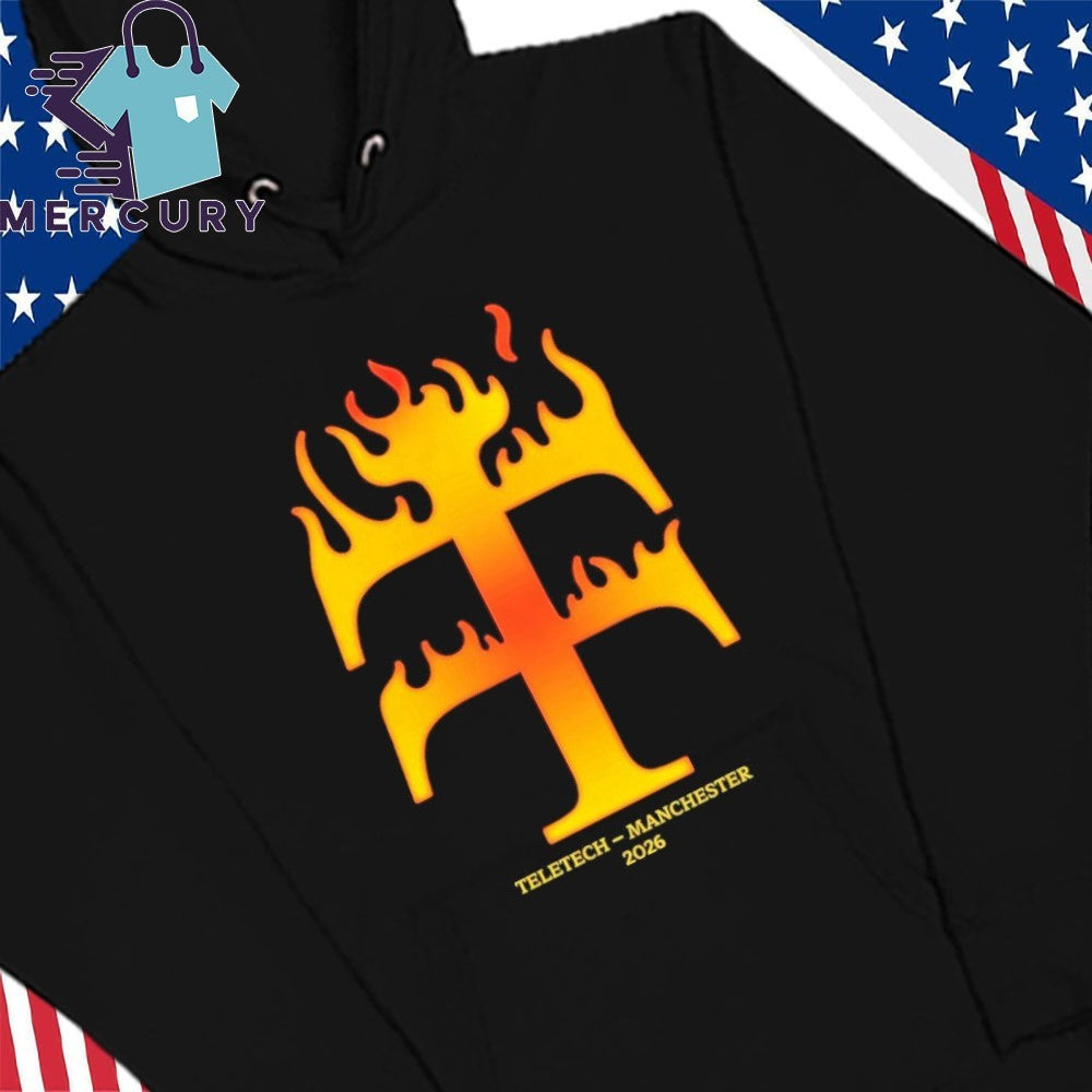 Teletech Machester 2026 Orange Flame Shirt