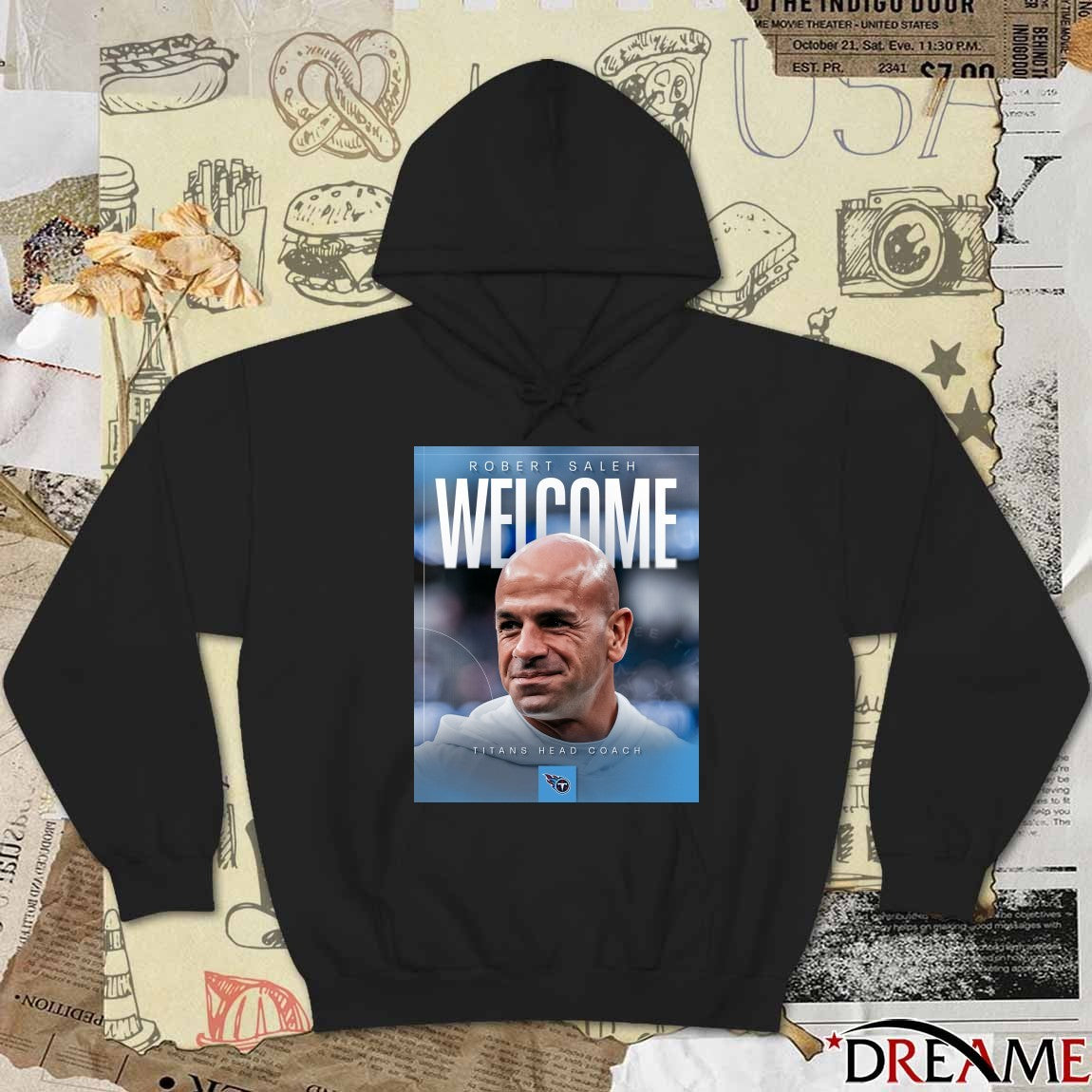 Tennessee Titans Head Coach Robert Saleh Welcome Poster t-shirt