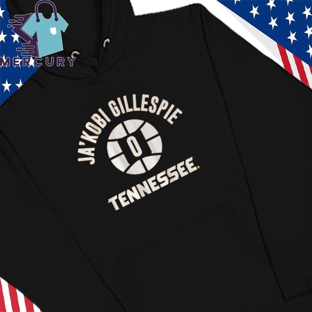 Tennessee Volunteers Basketball Ja’Kobi Gillespie Name Number Ball Shirt