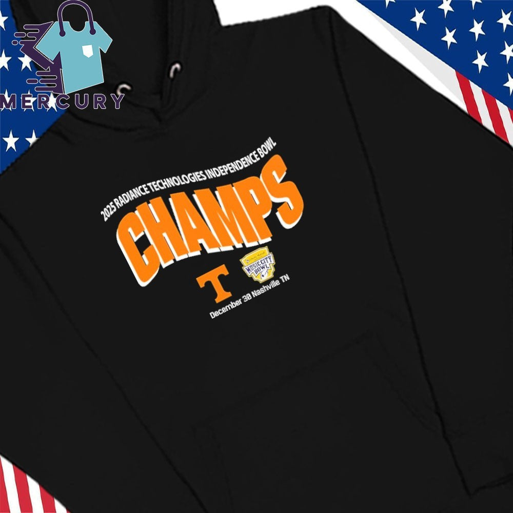 Tennessee Volunteers Football 2025 Liberty Mutual Music City Bowl Champions On December 30 2025 Shirt
