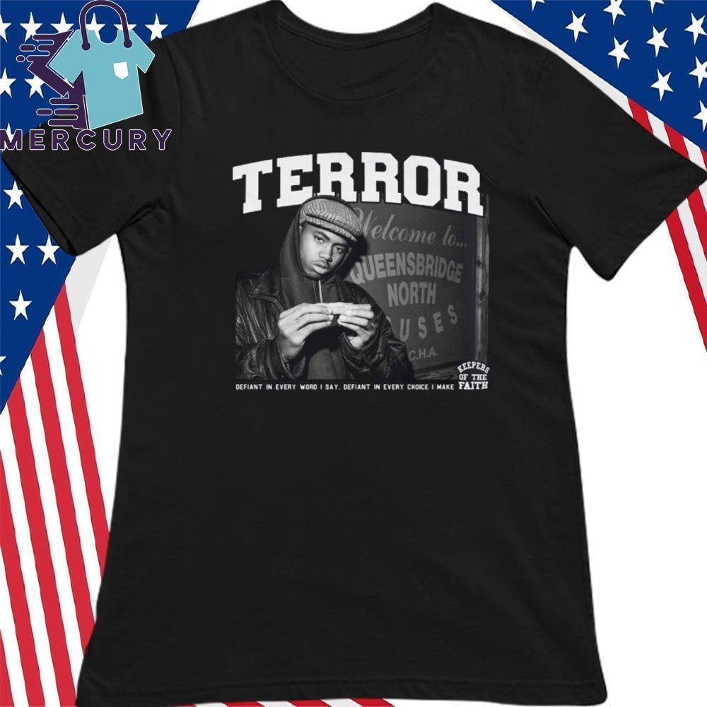 Terror Keepers Of The Faith Young Nas Photo The Bootleg Shirt