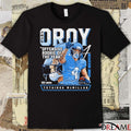 Tetairoa McMillan Carolina Panthers 2025 OROY Offensive Rookie Of The Year Signature t-shirt