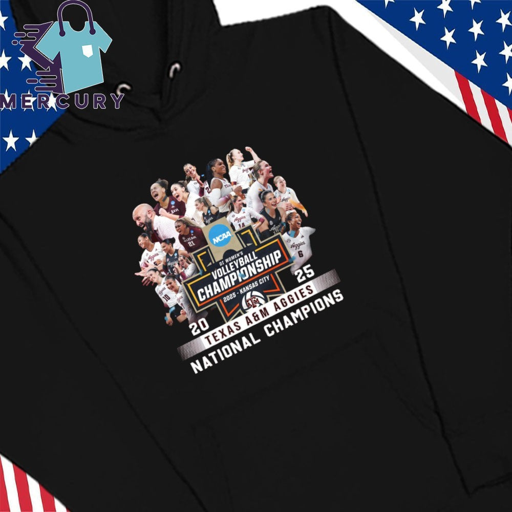 Texas Aggies Team Volleyball National Champions 2025 Shirt