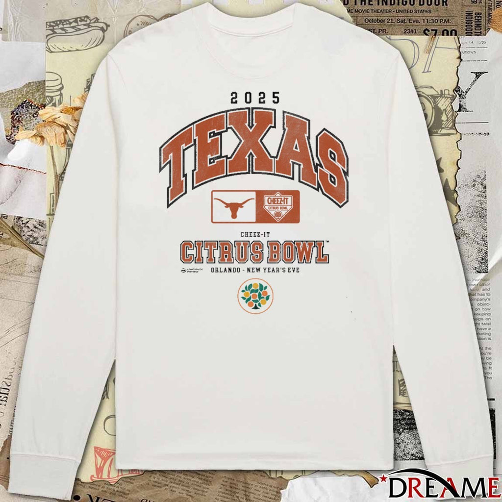 Texas Longhorns 2025 Cheez-It Citrus Bowl Orlando New Year’s Eve t-shirt