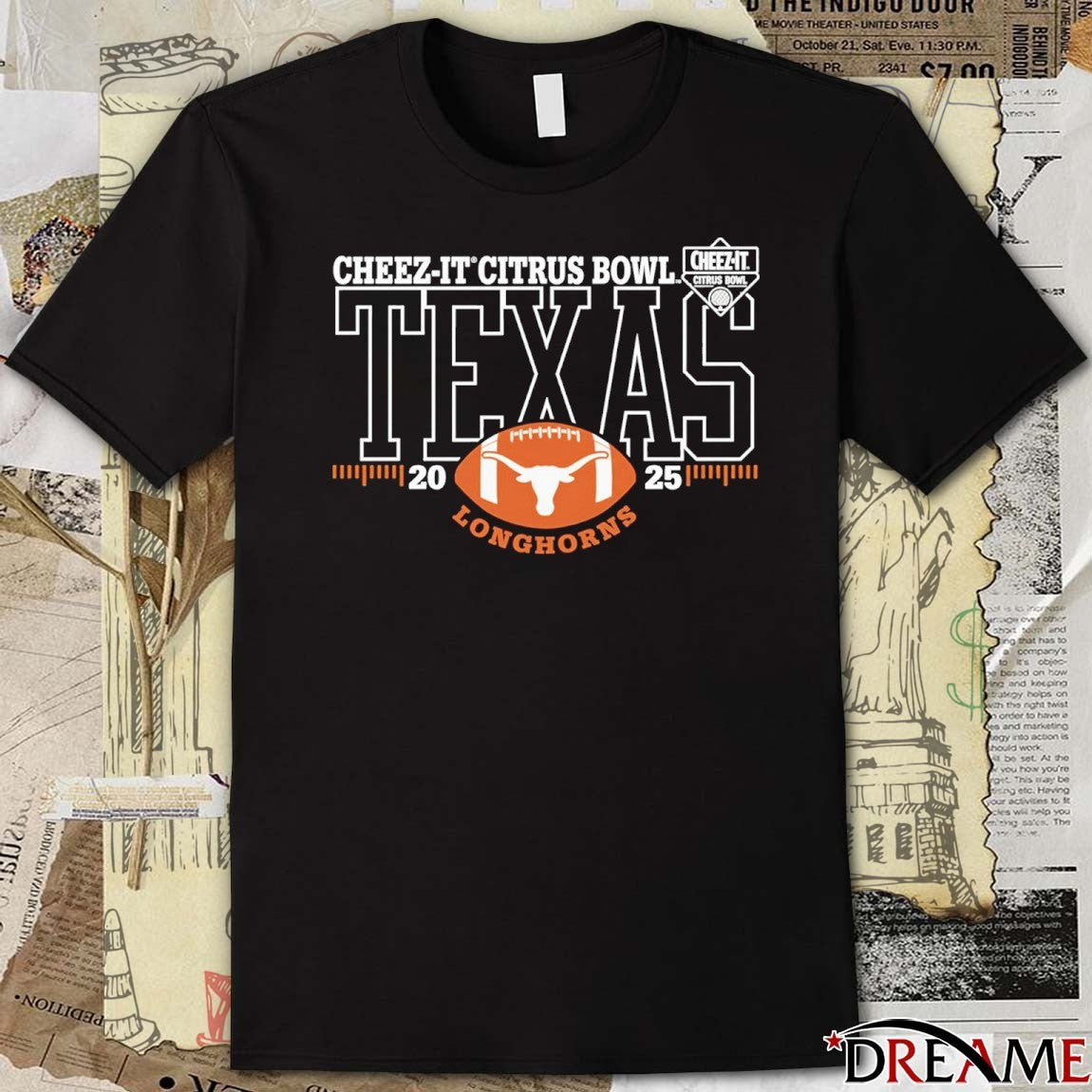 Texas Longhorns 2025 Cheez-It Citrus Bowl t-shirt