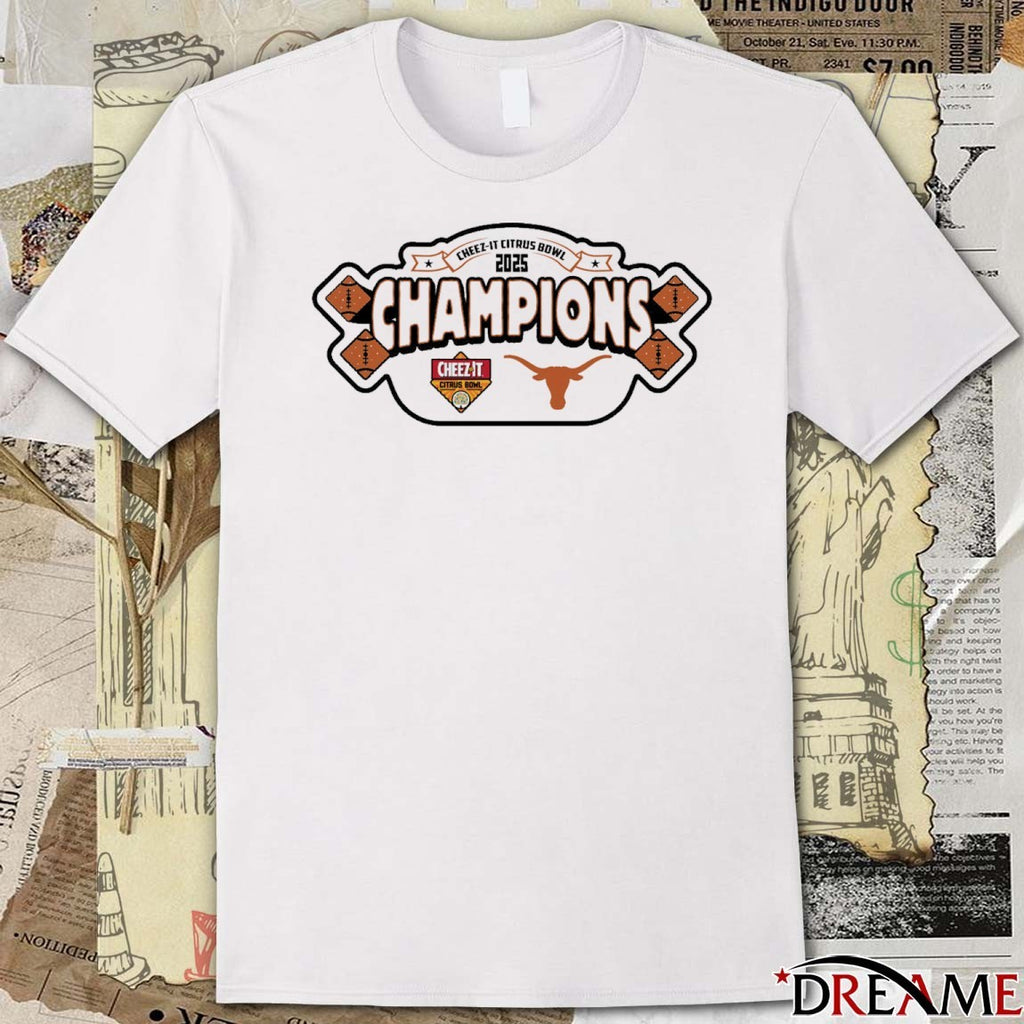 Texas Longhorns Cheez-It Citrus Bowl Champions 2025 t-shirt