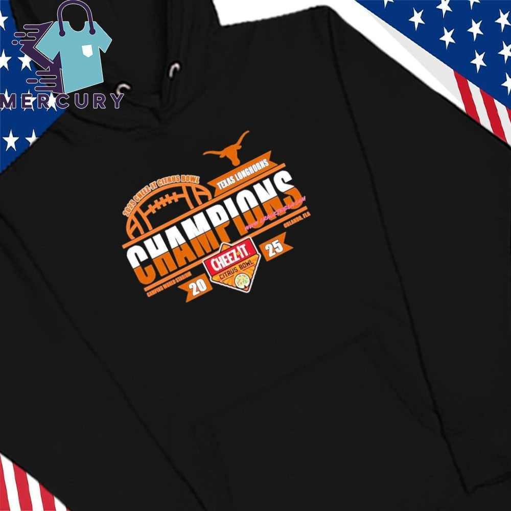 Texas Longhorns Football 2025 Cheez-It Citrus Bowl Champions Locker Room Shirt