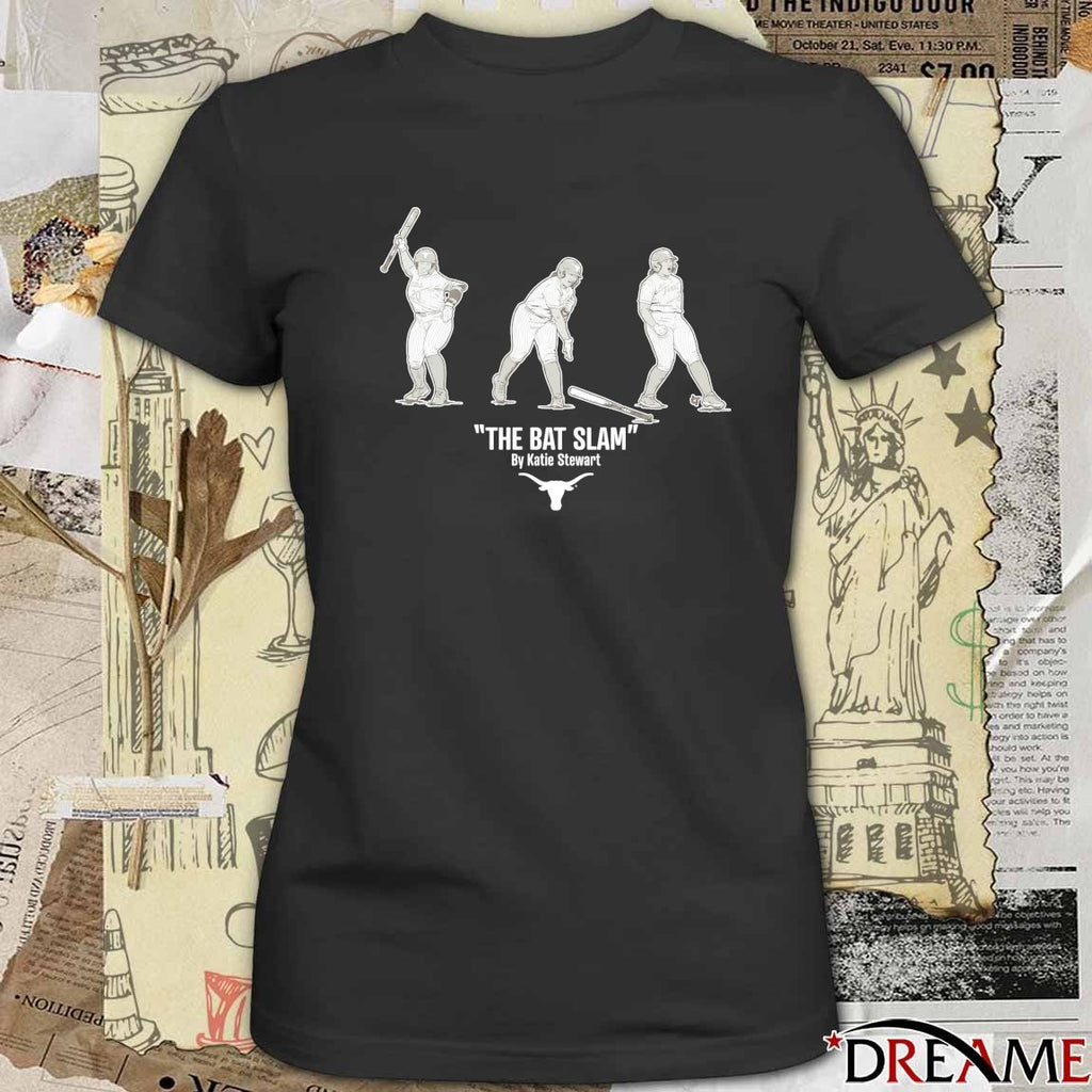 Texas Longhorns Softball Katie Stewart The Bat Slam t-shirt