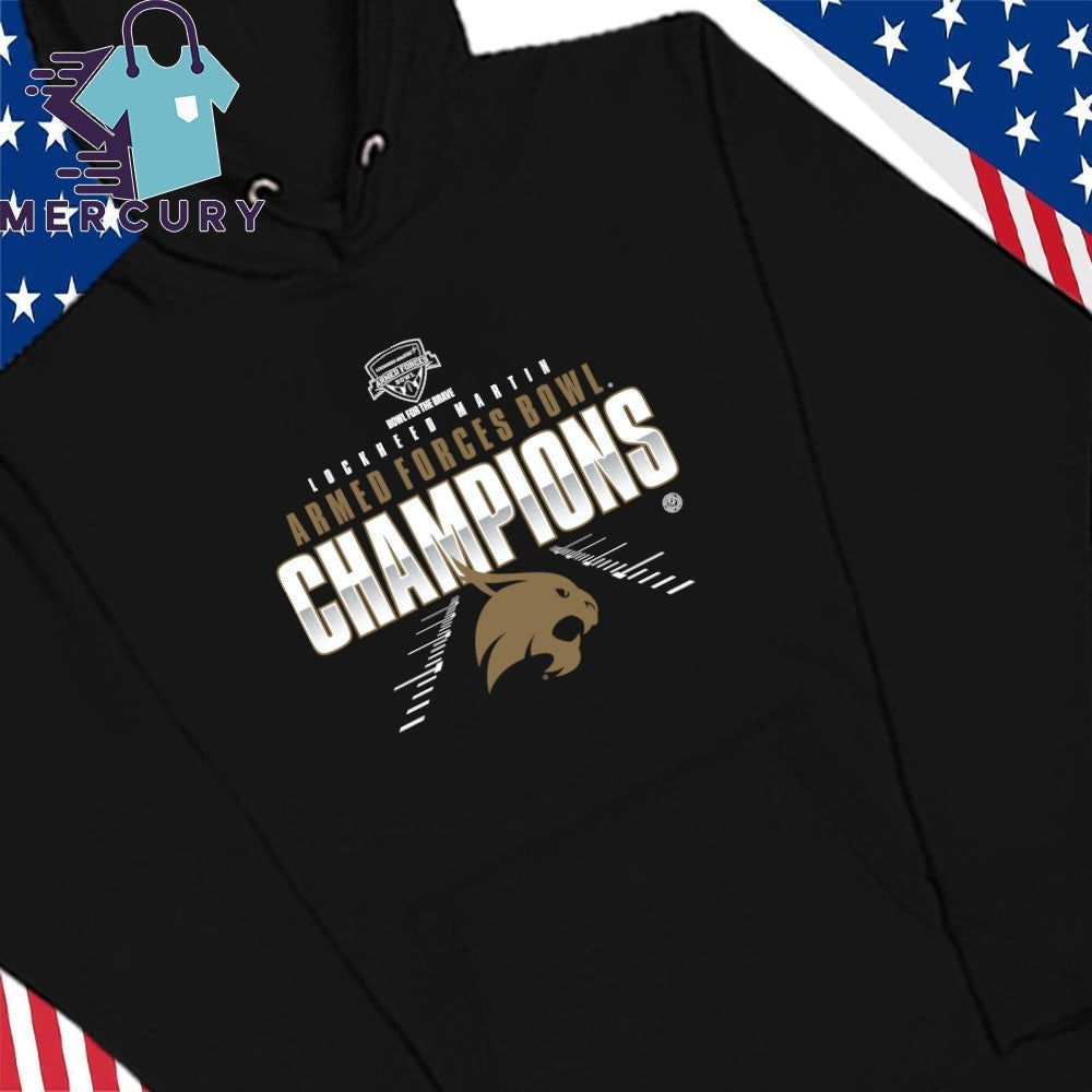 Texas State Bobcats Football 2026 Armed Forces Bowl Champions T-Shirt