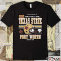 Texas State Fort Worth University Football Armed Forces Bowl Bound Jan 2 2026 Helmet t-shirt