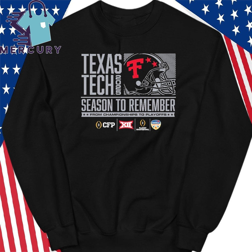 Texas Tech 2025 Football Season To Remember Shirt