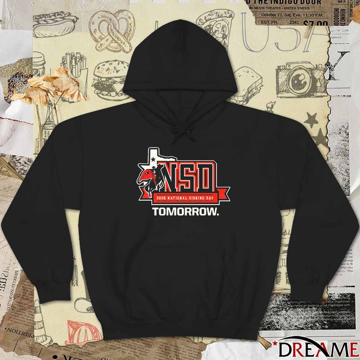 Texas Tech Red Raiders 2026 National Signing Day NSD Logo t-shirt
