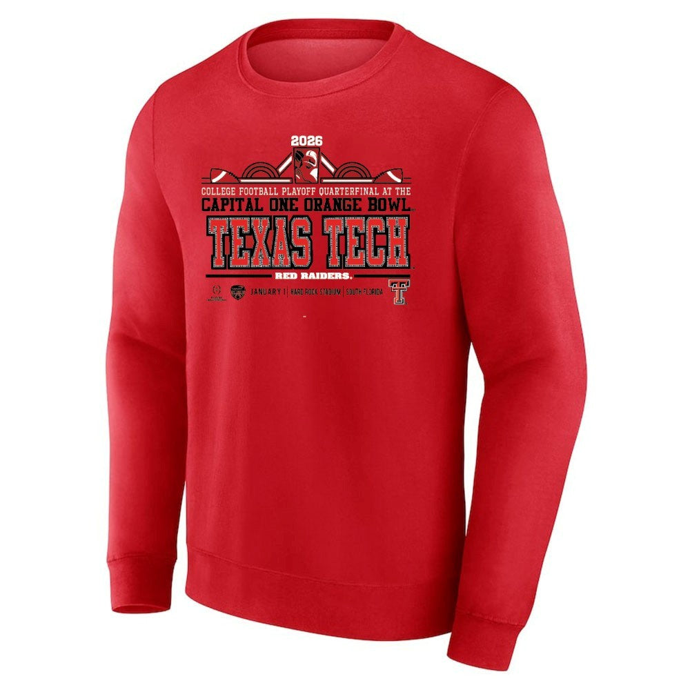 Texas Tech Red Raiders 2026 One Orange Bowl CFP Quarterfinal Shirt