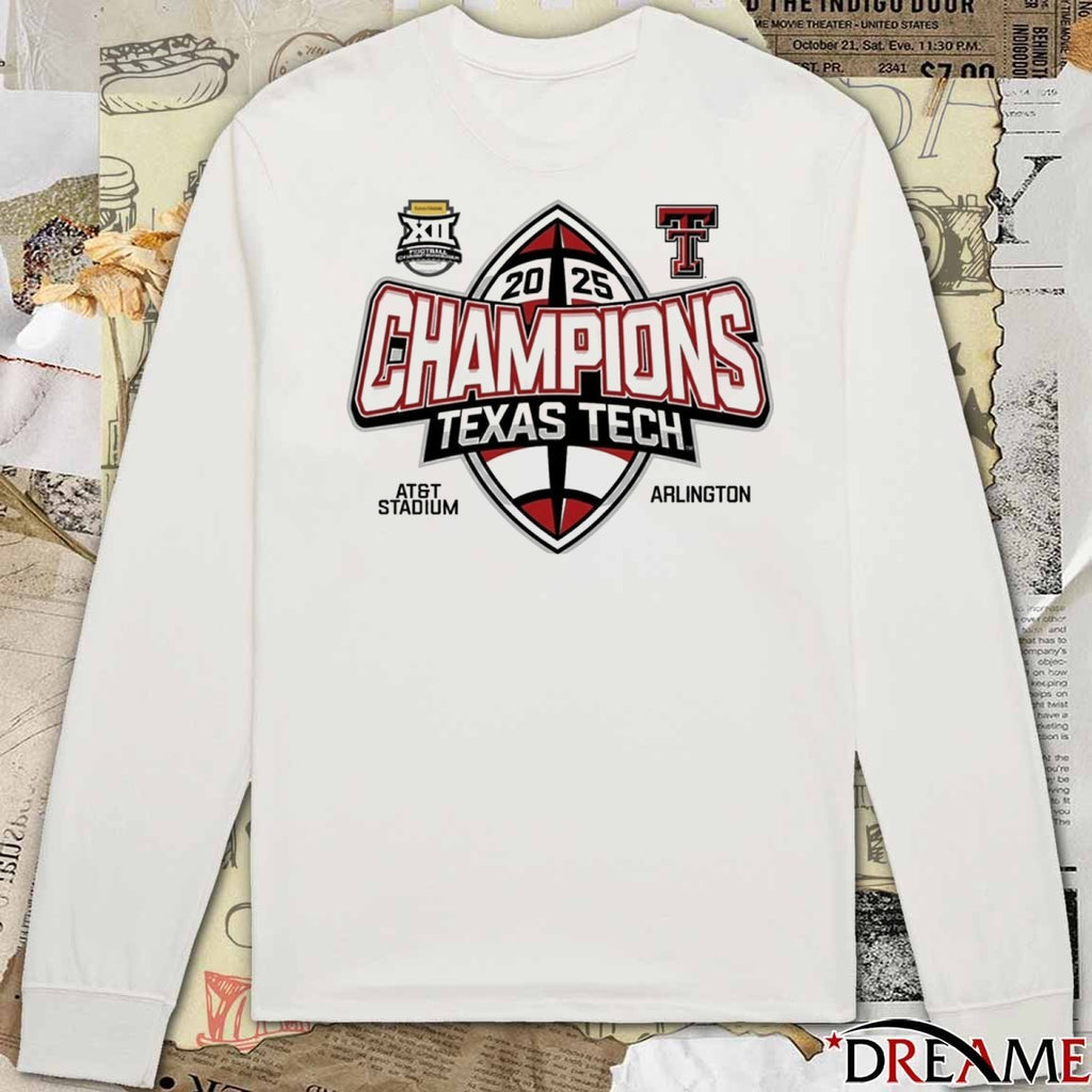 Texas Tech Red Raiders Big 12 Champions AT&T Stadium Arlington t-shirt