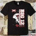 Texas Tech Red Raiders NCAA 2025 Big 12 Football Championship Dec 6 Dallas TX Vertical Helmet t-shirt