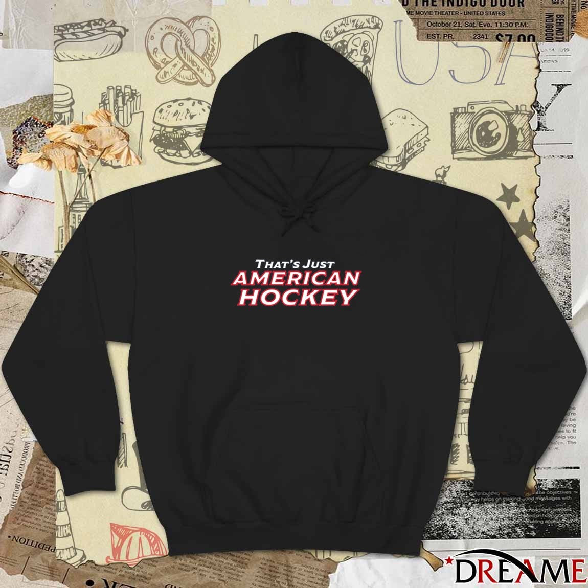 That’s Just American Hockey America Scoreboard t-shirt