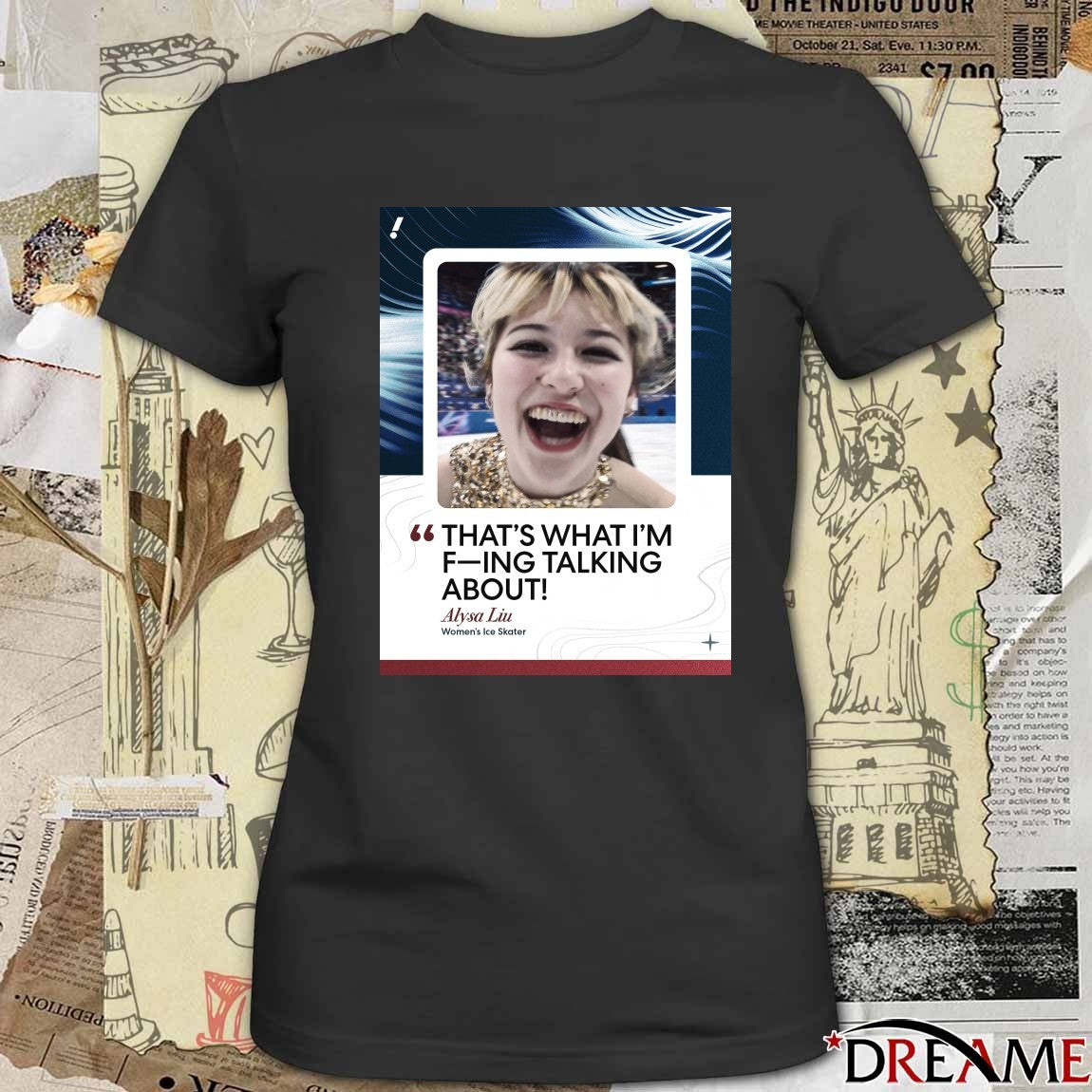 That’s What I’m Fucking Talking About Alysa Liu Women’s Ice Skater t-shirt