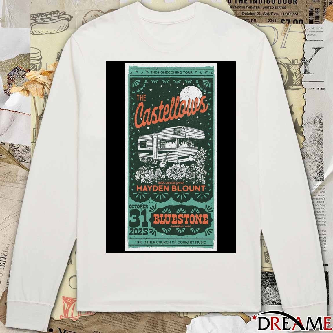 The Castellows At The Bluestone Columbus Ohio On October 31 2025 Poster t-shirt