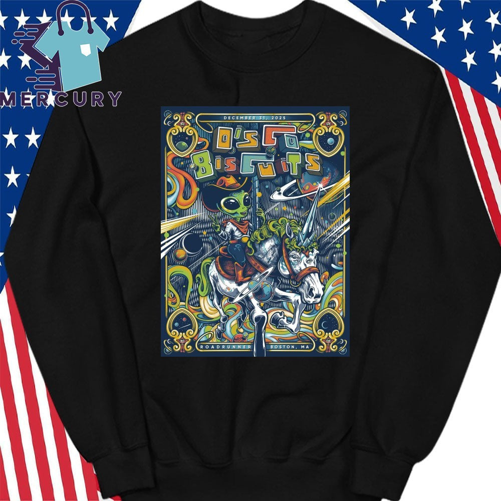 The Disco Biscuits Dec 31 2025 Roadrunner Boston MA Poster Shirt