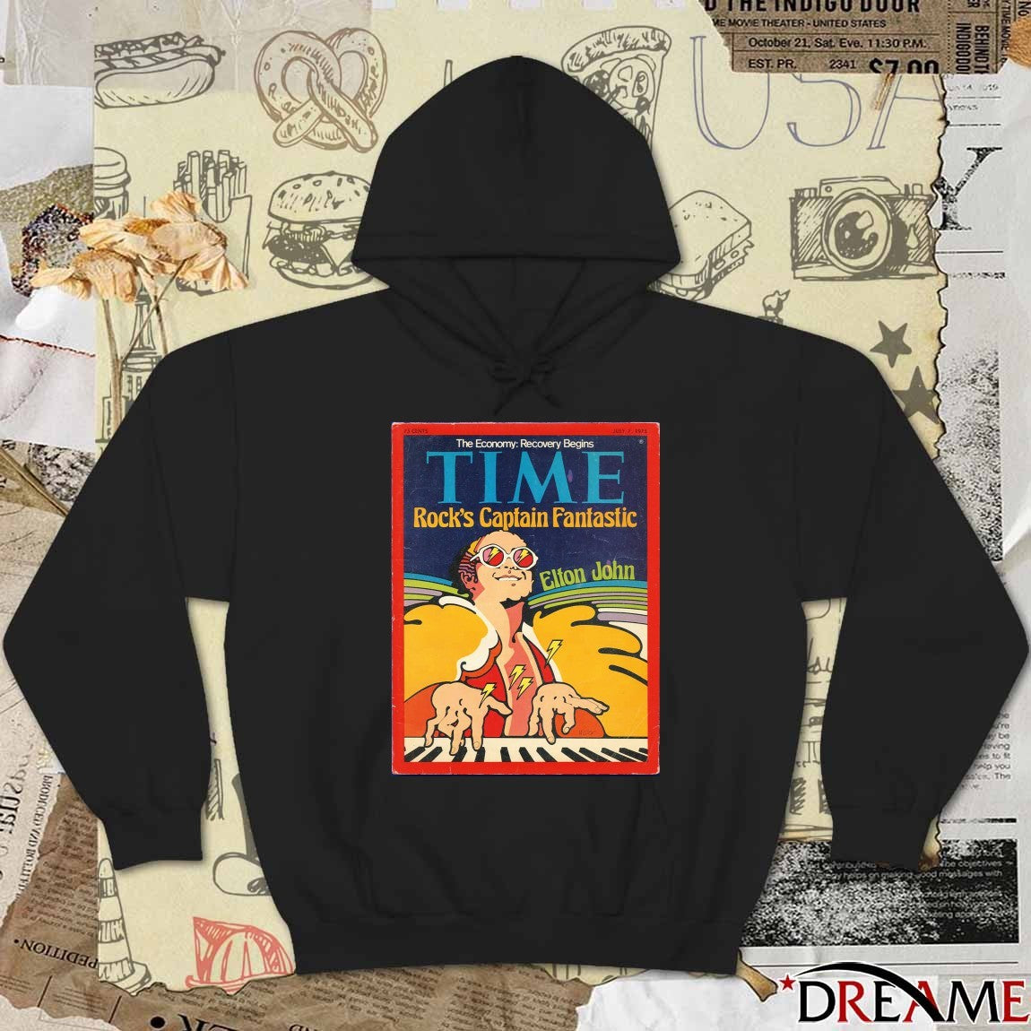 The Economy Recovery Begins Time Rock’s Captain Fantastic Elton John 2025 Poster t-shirt
