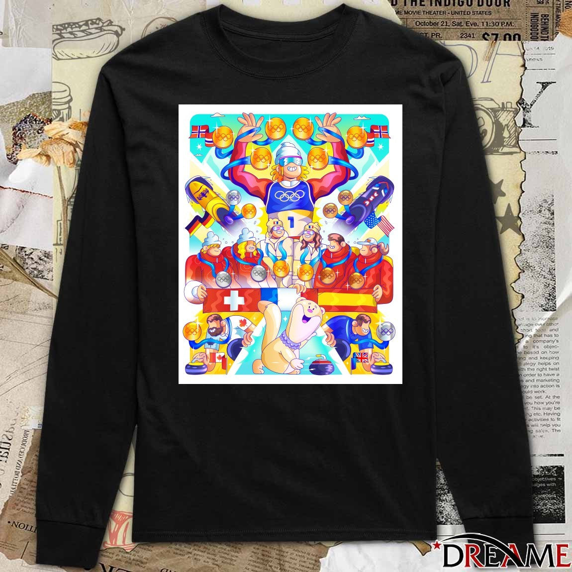 The Incredible History Of Day 15 At Milano Cortina 2026 Art Poster t-shirt
