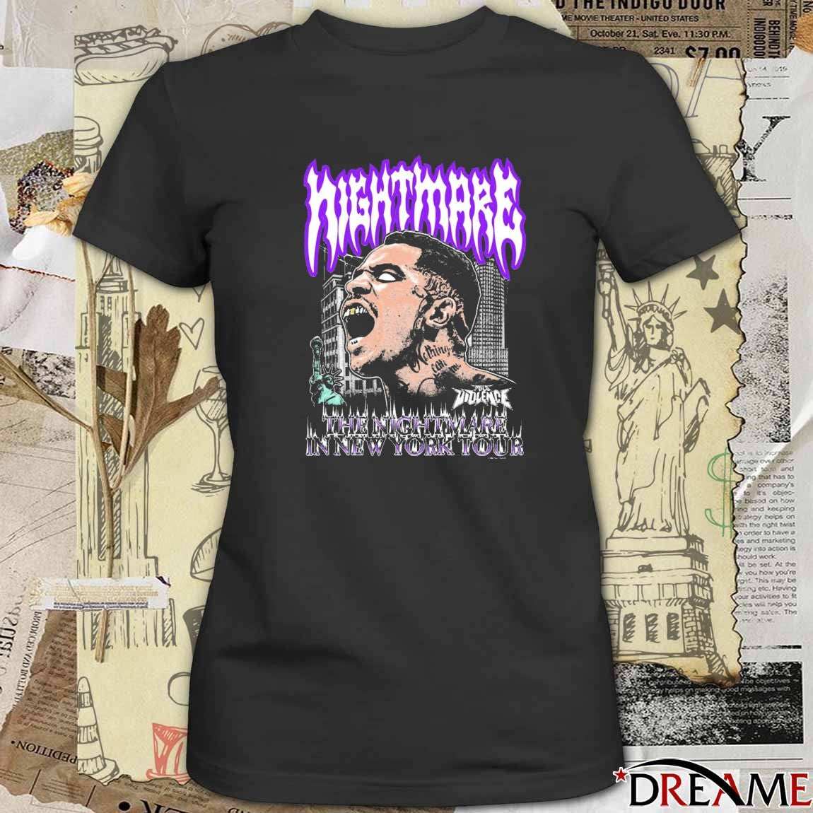 The Mecca The Nightmare In New York Tour November 10 Full Violence t-shirt