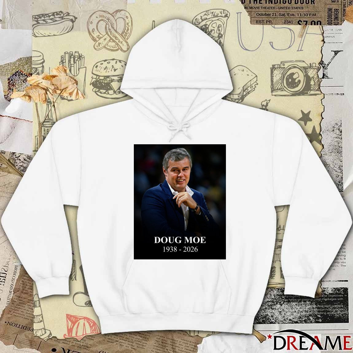 The NBA mourns the passing of Doug Moe 1938-2026 t-shirt