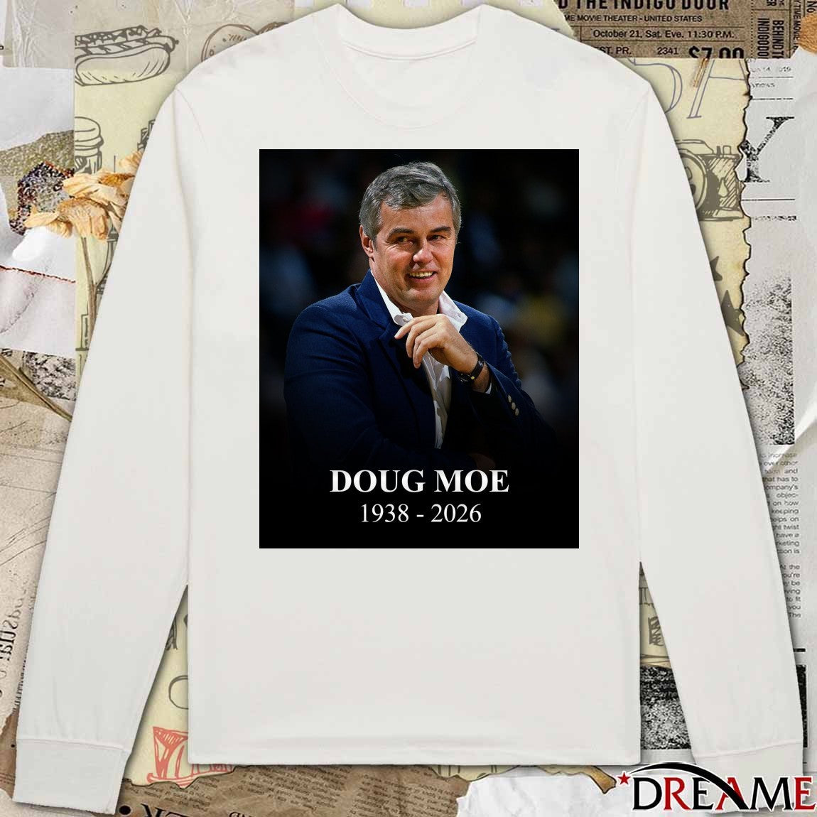 The NBA mourns the passing of Doug Moe 1938-2026 t-shirt